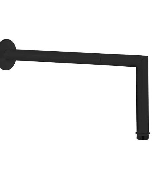 VitrA Origin Тавански 90 степени Туш Држач Мат Црн A4263136WTC