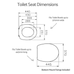 Vitra Universal Nuvoplast Bela Toaletno Sedishte 23-003-001