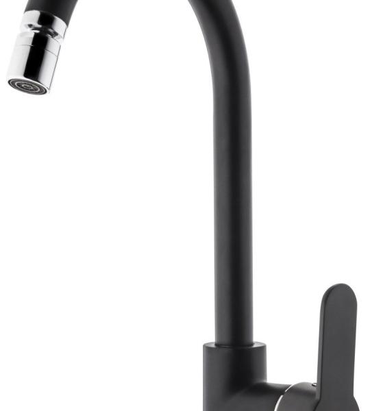 Куќен батериски славин Zirve Црн хром ZRV302-K